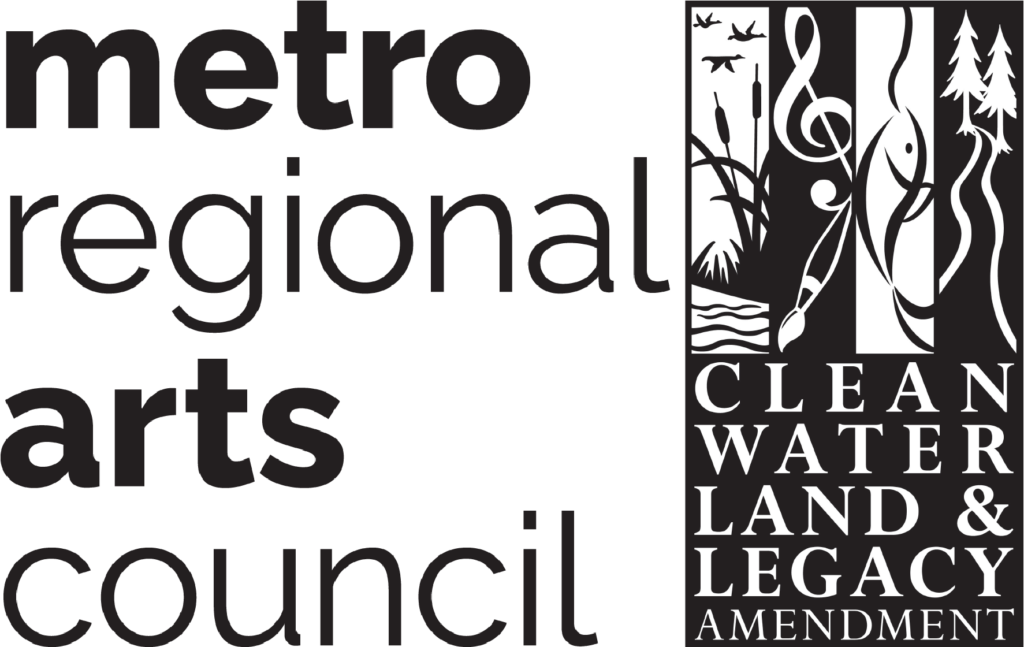logos for metro regional arts council and the clean water land & legacy amendment