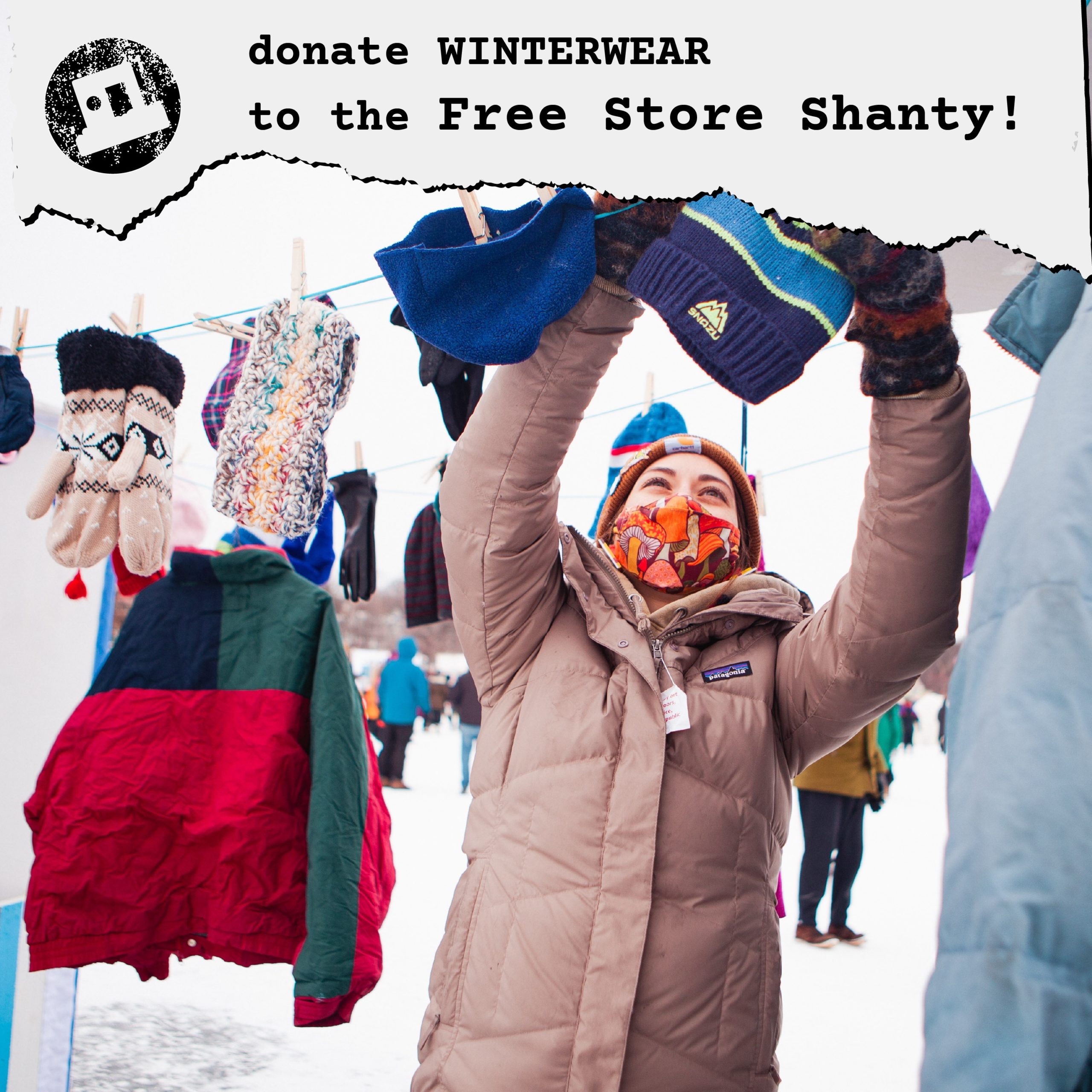 donate to the FREE STORE SHANTY!