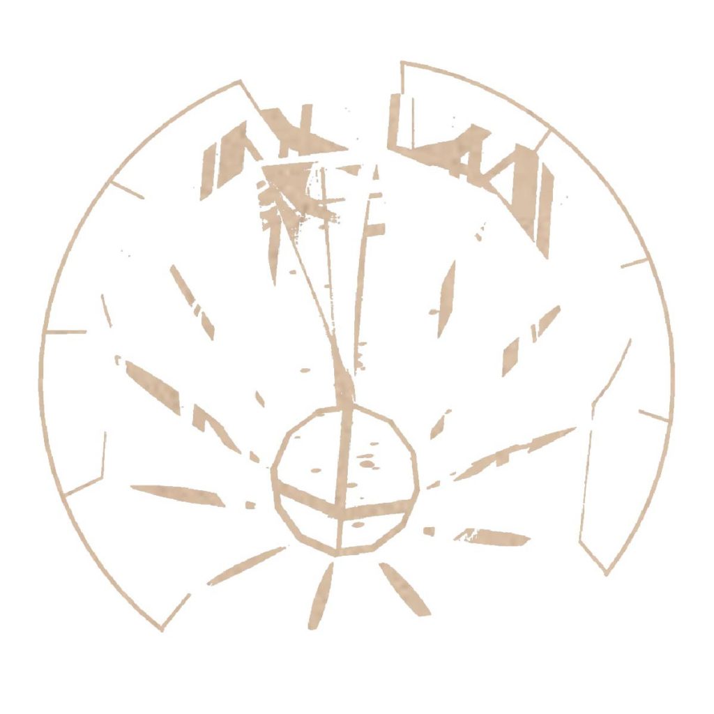 an abstract drawing of a phenology wheel