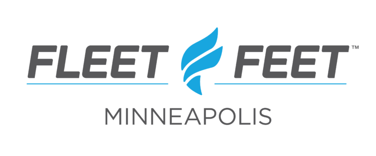 a logo for fleet feet